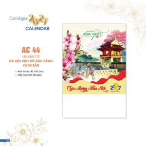Lịch Bloc 2027 AC Mẫu AC44 (40 x 60 cm) Cung Cấp Lịch Tết Doanh Nghiệp TP.HCM in logo doanh nghiệp quà tặng Tết tại Quà Tặng Miền Nam