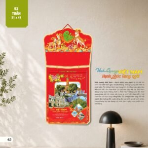 Lịch 52 Tuần 2027 AH Mẫu AH25 (31 x 41 cm) Cung Cấp Lịch Tết Doanh Nghiệp TP.HCM in logo doanh nghiệp quà tặng Tết tại Quà Tặng Miền Nam