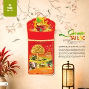 Lịch 52 Tuần 2027 AH Mẫu AH27 (31 x 41 cm) Cung Cấp Lịch Tết Doanh Nghiệp TP.HCM in logo doanh nghiệp quà tặng Tết tại Quà Tặng Miền Nam