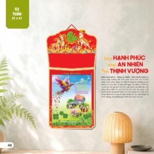 Lịch 52 Tuần 2027 AH Mẫu AH28 (11  x  12 cm) Cung Cấp Lịch Tết Doanh Nghiệp TP.HCM in logo doanh nghiệp quà tặng Tết tại Quà Tặng Miền Nam