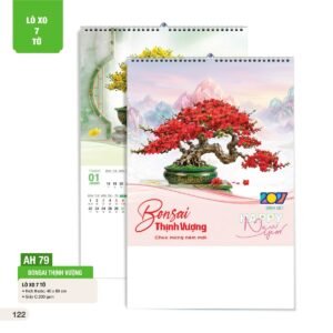 Lịch Treo Tường Lò Xo 7 Tờ 2027 AH Mẫu AH79 (40 x 60cm) Cung Cấp Lịch Tết Doanh Nghiệp TP.HCM in logo doanh nghiệp quà tặng Tết tại Quà Tặng Miền Nam