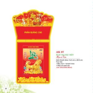 Lịch Bloc Đại Đặc Biệt 2027 AK Mẫu AK07 (29 x 41 cm) Cung Cấp Lịch Tết Doanh Nghiệp TP.HCM in logo doanh nghiệp quà tặng Tết tại Quà Tặng Miền Nam
