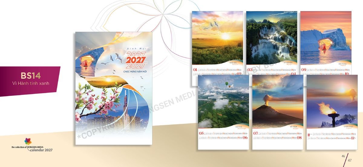 Lịch 7 Tờ Lò Xo 2027 Bông Sen BS24 Cung Cấp Lịch Tết Doanh Nghiệp TP.HCM Lịch 7 Tờ Lò Xo 2027 Bông Sen BS24 Cung Cấp Lịch Tết Doanh Nghiệp TP.HCM