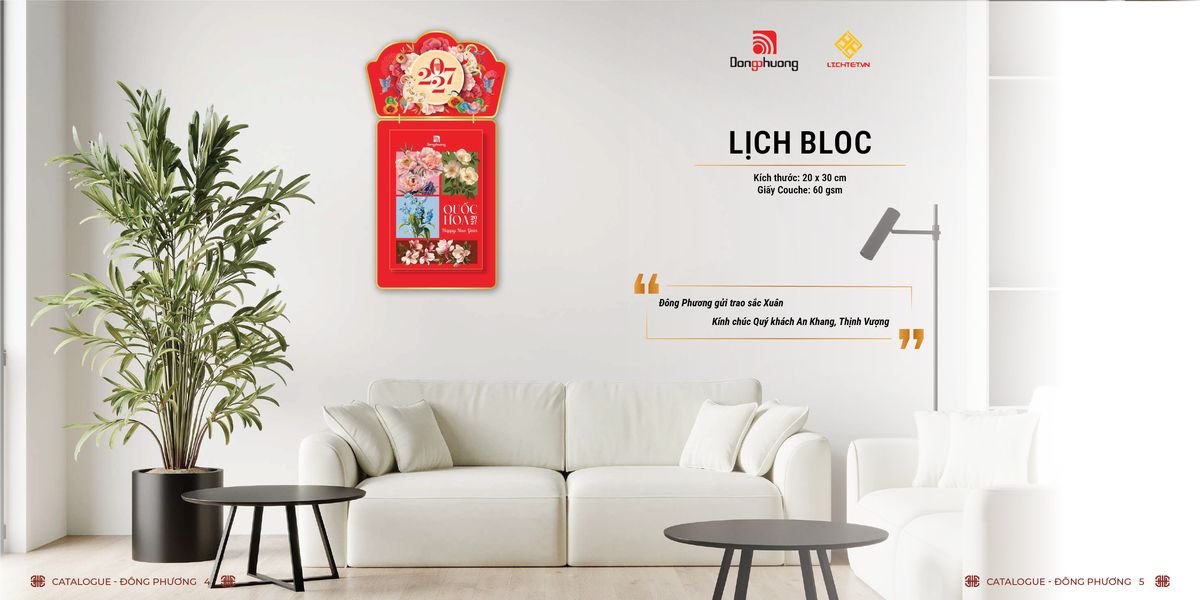 Lịch Bloc Đông Phương 2027 DP01 Cung Cấp Lịch Tết Doanh Nghiệp TP.HCM