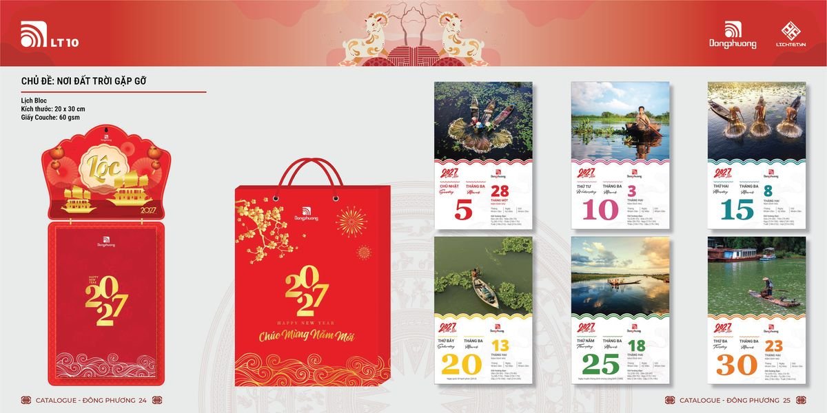 Lịch Bloc Đông Phương 2027 DP11 Cung Cấp Lịch Tết Doanh Nghiệp TP.HCM