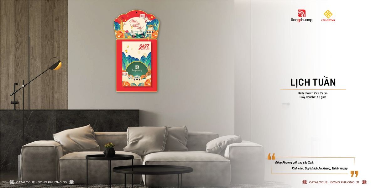 Lịch Bloc Đông Phương 2027 DP14 Cung Cấp Lịch Tết Doanh Nghiệp TP.HCM