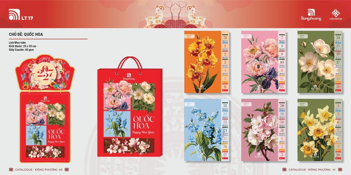 Lịch Bloc Đông Phương 2027 DP19 Cung Cấp Lịch Tết Doanh Nghiệp TP.HCM