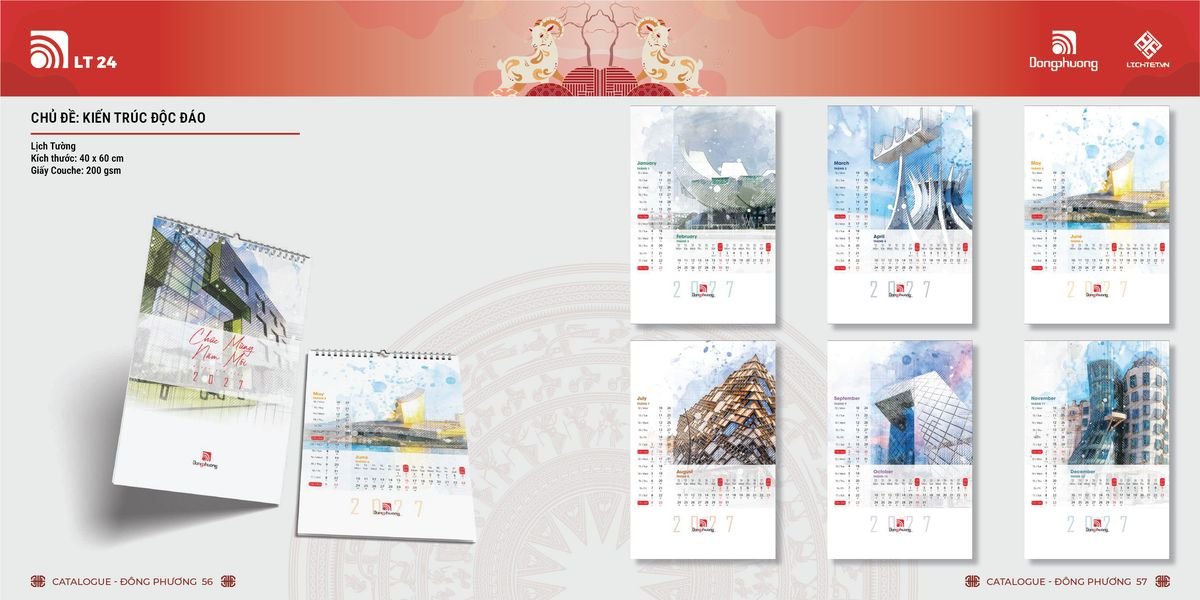 Lịch Bloc Đông Phương 2027 DP27 Cung Cấp Lịch Tết Doanh Nghiệp TP.HCM