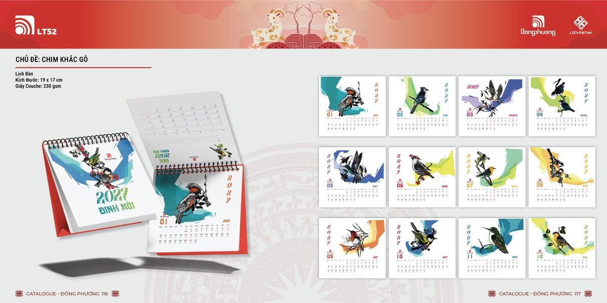 Lịch Bloc ĐP 2027 DP57 Cung Cấp Lịch Tết Doanh Nghiệp TP.HCM