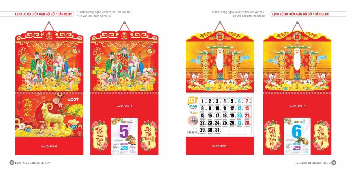 Lịch Bloc Hoa Niên 2027 ĐP DPHN20 Cung Cấp Lịch Tết Doanh Nghiệp TP.HCM