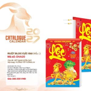 Lịch Bloc Cực Đại 2027 DVA Mẫu DVA20 - Thuận Buồm Xuôi Gió (25 x 35cm) Cung Cấp Lịch Tết Doanh Nghiệp TP.HCM in logo doanh nghiệp quà tặng Tết tại Quà Tặng Miền Nam