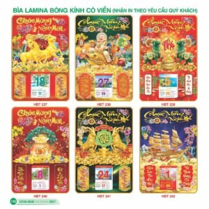 Lịch Bìa Treo 2027 HBT Mẫu HBT237 (29 x 41 cm) Cung Cấp Lịch Tết Doanh Nghiệp TP.HCM in logo doanh nghiệp quà tặng Tết tại Quà Tặng Miền Nam