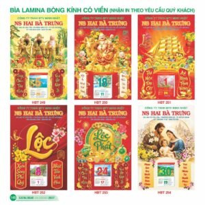 Lịch Bìa Treo 2027 HBT Mẫu HBT258 (48 x 78 cm) Cung Cấp Lịch Tết Doanh Nghiệp TP.HCM in logo doanh nghiệp quà tặng Tết tại Quà Tặng Miền Nam