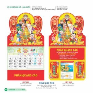 Lịch Treo Tường Lò Xo 2027 HBT Mẫu HBT86A (37 x 68cm) Cung Cấp Lịch Tết Doanh Nghiệp TP.HCM in logo doanh nghiệp quà tặng Tết tại Quà Tặng Miền Nam