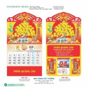 Lịch Treo Tường Lò Xo 2027 HBT Mẫu HBT91A (11  x  12 cm) Cung Cấp Lịch Tết Doanh Nghiệp TP.HCM in logo doanh nghiệp quà tặng Tết tại Quà Tặng Miền Nam