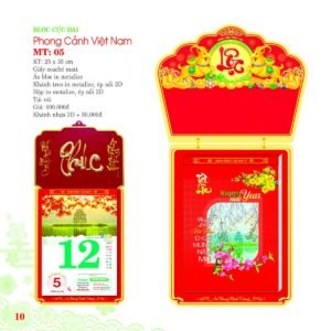 Lịch Bloc Cực Đại 2027 MT Mẫu MT05 (25 x 35cm) Cung Cấp Lịch Tết Doanh Nghiệp TP.HCM in logo doanh nghiệp quà tặng Tết tại Quà Tặng Miền Nam