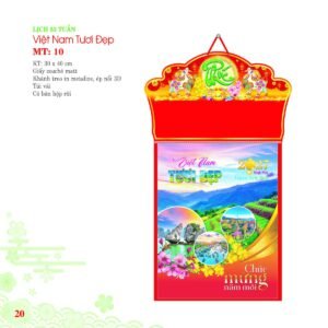 Lịch Bloc 2027 MT Mẫu MT10 (30 x 40cm) Cung Cấp Lịch Tết Doanh Nghiệp TP.HCM in logo doanh nghiệp quà tặng Tết tại Quà Tặng Miền Nam