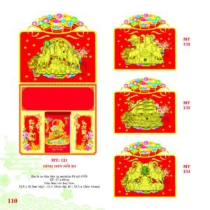 Bìa Lò Xo Dán Bloc 2027 MT Mẫu MT134 (37 x 68cm) Cung Cấp Lịch Tết Doanh Nghiệp TP.HCM in logo doanh nghiệp quà tặng Tết tại Quà Tặng Miền Nam