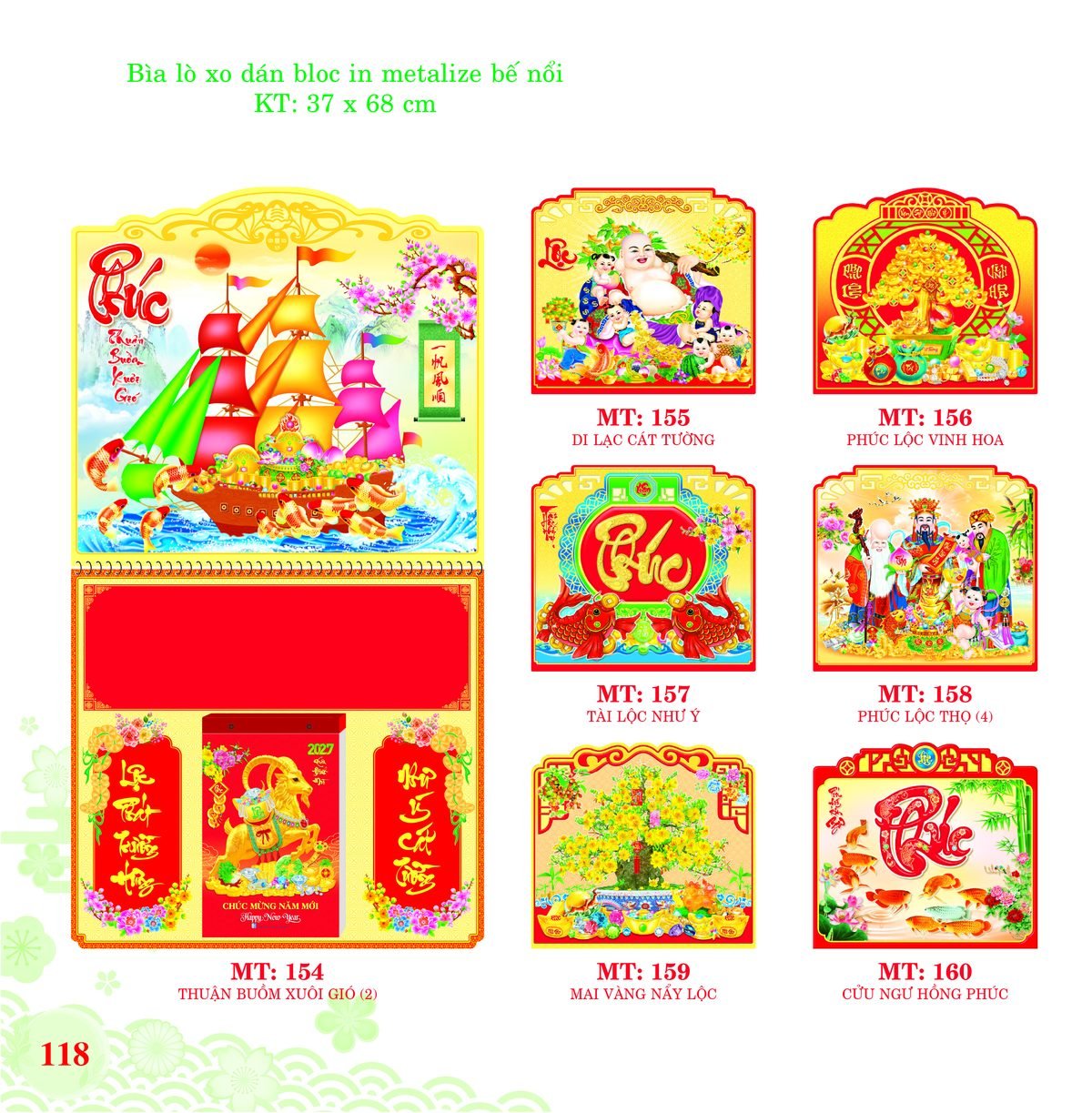 Bìa Lò Xo Dán Bloc 2027 MT Mẫu MT160 (37 x 68cm) Cung Cấp Lịch Tết Doanh Nghiệp TP.HCM Bìa Lò Xo Dán Bloc 2027 MT Mẫu MT160 (37 x 68cm) Cung Cấp Lịch Tết Doanh Nghiệp TP.HCM in logo doanh nghiệp quà tặng Tết tại Quà Tặng Miền Nam