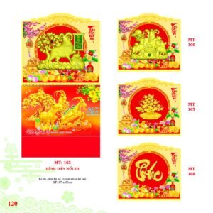 Lịch Treo Tường Lò Xo 2027 MT Mẫu MT167 (37 x 68cm) Cung Cấp Lịch Tết Doanh Nghiệp TP.HCM in logo doanh nghiệp quà tặng Tết tại Quà Tặng Miền Nam