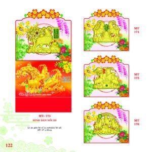 Lịch Treo Tường Lò Xo 2027 MT Mẫu MT176 (37 x 68cm) Cung Cấp Lịch Tết Doanh Nghiệp TP.HCM in logo doanh nghiệp quà tặng Tết tại Quà Tặng Miền Nam