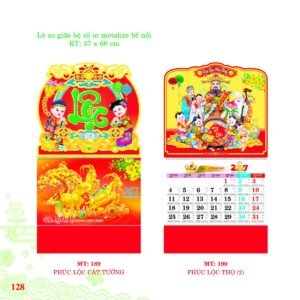 Lịch Treo Tường Lò Xo 2027 MT Mẫu MT189 (37 x 68cm) Cung Cấp Lịch Tết Doanh Nghiệp TP.HCM in logo doanh nghiệp quà tặng Tết tại Quà Tặng Miền Nam