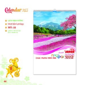 Lịch Treo Tường Lò Xo 2027 MT Mẫu MT22 (40 x 60cm) Cung Cấp Lịch Tết Doanh Nghiệp TP.HCM in logo doanh nghiệp quà tặng Tết tại Quà Tặng Miền Nam