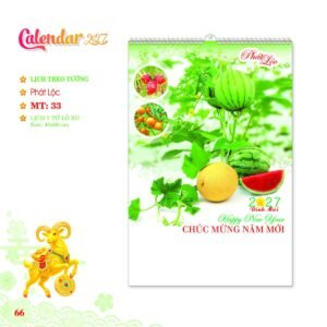 Lịch Treo Tường Lò Xo 2027 MT Mẫu MT33 (40 x 60cm) Cung Cấp Lịch Tết Doanh Nghiệp TP.HCM in logo doanh nghiệp quà tặng Tết tại Quà Tặng Miền Nam