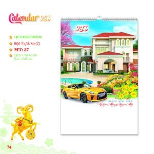 Lịch Treo Tường Lò Xo 2027 MT Mẫu MT37 (40 x 60cm) Cung Cấp Lịch Tết Doanh Nghiệp TP.HCM in logo doanh nghiệp quà tặng Tết tại Quà Tặng Miền Nam