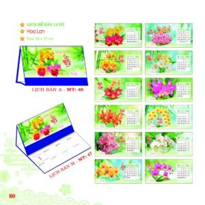 Lịch Để Bàn 2027 MT Mẫu MT47 (24 x 17cm) Cung Cấp Lịch Tết Doanh Nghiệp TP.HCM in logo doanh nghiệp quà tặng Tết tại Quà Tặng Miền Nam
