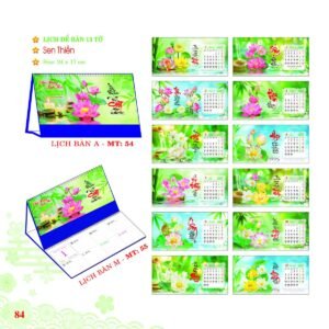 Lịch Để Bàn 2027 MT Mẫu MT55 (24 x 17cm) Cung Cấp Lịch Tết Doanh Nghiệp TP.HCM in logo doanh nghiệp quà tặng Tết tại Quà Tặng Miền Nam