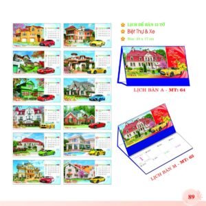 Lịch Để Bàn 2027 MT Mẫu MT64 (24 x 17cm) Cung Cấp Lịch Tết Doanh Nghiệp TP.HCM in logo doanh nghiệp quà tặng Tết tại Quà Tặng Miền Nam