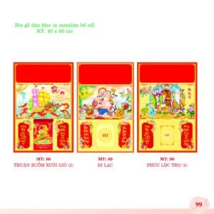 Bìa Lò Xo Dán Bloc 2027 MT Mẫu MT89 (40 x 60cm) Cung Cấp Lịch Tết Doanh Nghiệp TP.HCM in logo doanh nghiệp quà tặng Tết tại Quà Tặng Miền Nam