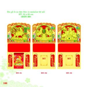 Bìa Lò Xo Dán Bloc 2027 MT Mẫu MT92 (30 x 60cm) Cung Cấp Lịch Tết Doanh Nghiệp TP.HCM in logo doanh nghiệp quà tặng Tết tại Quà Tặng Miền Nam