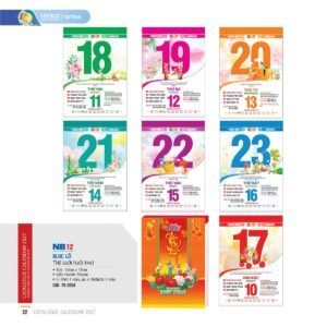 Lịch Bloc 2027 NB Mẫu NB12 (13 x 19cm) Cung Cấp Lịch Tết Doanh Nghiệp TP.HCM in logo doanh nghiệp quà tặng Tết tại Quà Tặng Miền Nam