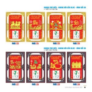 Lịch Bloc 2027 NB Mẫu NB128 - An Khang Thịnh Vượng (55  x  85 cm) Cung Cấp Lịch Tết Doanh Nghiệp TP.HCM in logo doanh nghiệp quà tặng Tết tại Quà Tặng Miền Nam