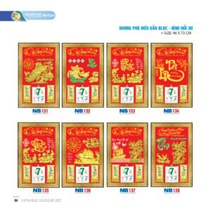 Lịch Bloc 2027 NB Mẫu NB134 (46 x 73cm) Cung Cấp Lịch Tết Doanh Nghiệp TP.HCM in logo doanh nghiệp quà tặng Tết tại Quà Tặng Miền Nam