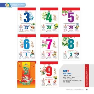 Lịch Bloc 2027 NB Mẫu NB14 (29 x 41 cm) Cung Cấp Lịch Tết Doanh Nghiệp TP.HCM in logo doanh nghiệp quà tặng Tết tại Quà Tặng Miền Nam