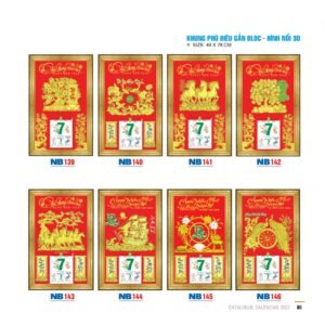 Lịch Bloc 2027 NB Mẫu NB141 (49  x  78 cm) Cung Cấp Lịch Tết Doanh Nghiệp TP.HCM in logo doanh nghiệp quà tặng Tết tại Quà Tặng Miền Nam