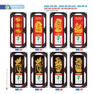 Lịch Bloc 2027 NB Mẫu NB168 (39 x 89cm) Cung Cấp Lịch Tết Doanh Nghiệp TP.HCM in logo doanh nghiệp quà tặng Tết tại Quà Tặng Miền Nam