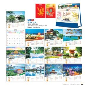 Lịch Bloc 2027 NB Mẫu NB305 (29 x 41 cm) Cung Cấp Lịch Tết Doanh Nghiệp TP.HCM in logo doanh nghiệp quà tặng Tết tại Quà Tặng Miền Nam