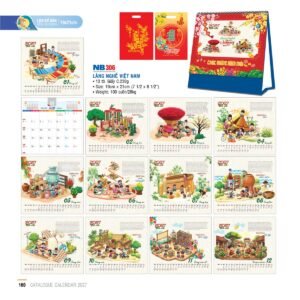 Lịch Bloc 2027 NB Mẫu NB306 (19 x 21cm) Cung Cấp Lịch Tết Doanh Nghiệp TP.HCM in logo doanh nghiệp quà tặng Tết tại Quà Tặng Miền Nam