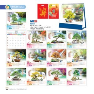 Lịch Bloc 2027 NB Mẫu NB308 (19 x 21cm) Cung Cấp Lịch Tết Doanh Nghiệp TP.HCM in logo doanh nghiệp quà tặng Tết tại Quà Tặng Miền Nam
