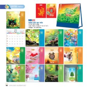 Lịch Bloc 2027 NB Mẫu NB312 (19 x 21cm) Cung Cấp Lịch Tết Doanh Nghiệp TP.HCM in logo doanh nghiệp quà tặng Tết tại Quà Tặng Miền Nam