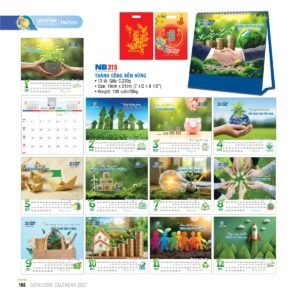Lịch Bloc 2027 NB Mẫu NB315 (19 x 21cm) Cung Cấp Lịch Tết Doanh Nghiệp TP.HCM in logo doanh nghiệp quà tặng Tết tại Quà Tặng Miền Nam