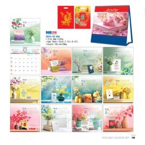 Lịch Bloc 2027 NB Mẫu NB316 (29 x 41 cm) Cung Cấp Lịch Tết Doanh Nghiệp TP.HCM in logo doanh nghiệp quà tặng Tết tại Quà Tặng Miền Nam