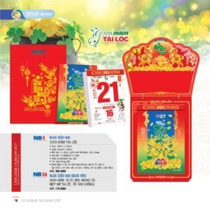 Lịch Bloc Siêu Đại 2027 NB Mẫu NB5A (20 x 30cm) Cung Cấp Lịch Tết Doanh Nghiệp TP.HCM in logo doanh nghiệp quà tặng Tết tại Quà Tặng Miền Nam