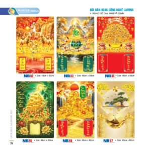 Bìa Lò Xo Dán Bloc 2027 NB Mẫu NB94 (40 x 60cm) Cung Cấp Lịch Tết Doanh Nghiệp TP.HCM in logo doanh nghiệp quà tặng Tết tại Quà Tặng Miền Nam