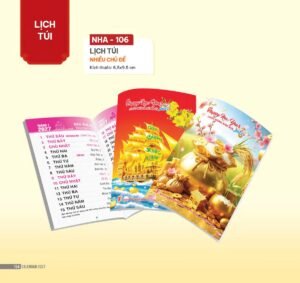 quà tặng doanh nghiệp tại tphcm Lịch Bloc 2027 NHA Mẫu NHA106 (29 x 41 cm) Cung Cấp Lịch Tết Doanh Nghiệp TP.HCM