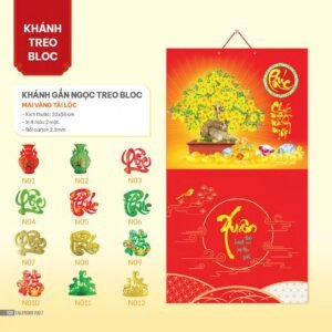 Lịch Bloc 2027 NHA Mẫu NHA68 (32 x 58cm) Cung Cấp Lịch Tết Doanh Nghiệp TP.HCM in logo doanh nghiệp quà tặng Tết tại Quà Tặng Miền Nam